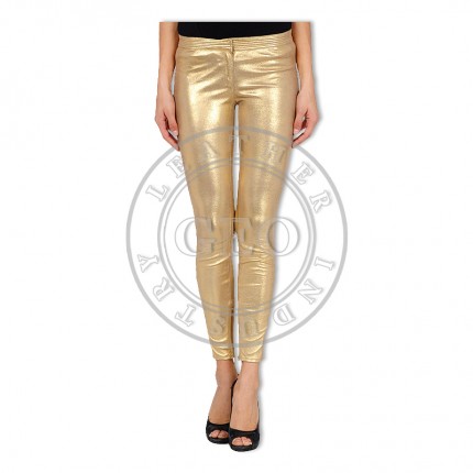 Women Dress Pants Sheep Leather Latest Style